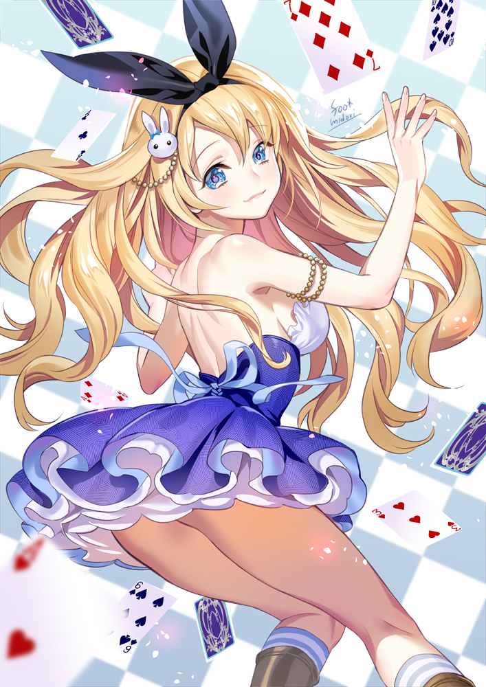 This is a pixiv picture whose title is 冒険アリス.