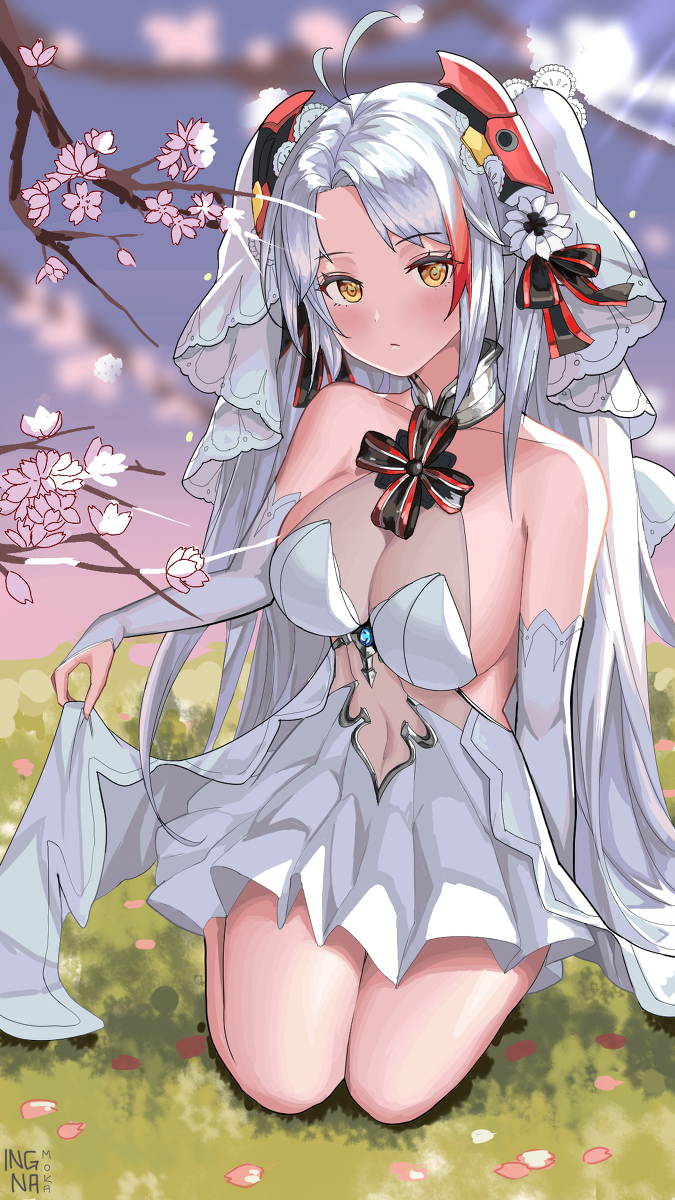 This is a pixiv picture whose title is プリンツ・オイゲン(アズールレーン).