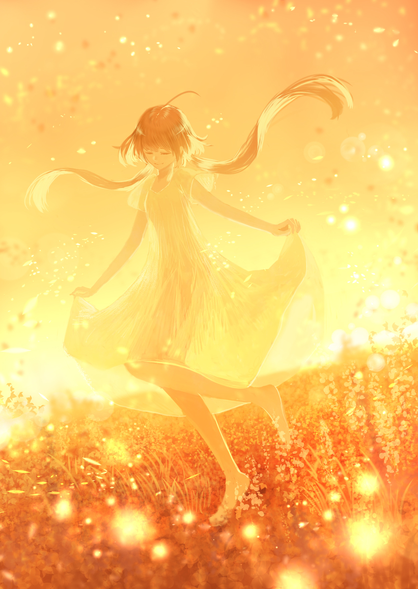 This is a pixiv picture whose title is 光のベール.