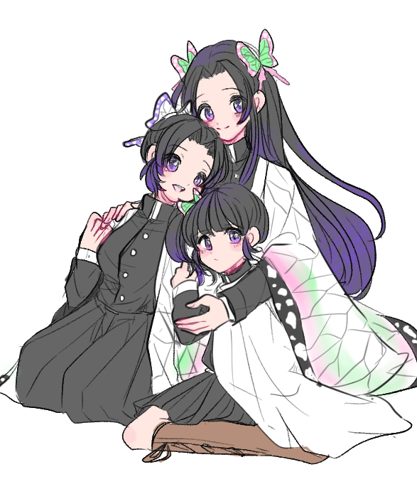 This is a pixiv picture whose title is 胡蝶姉妹.