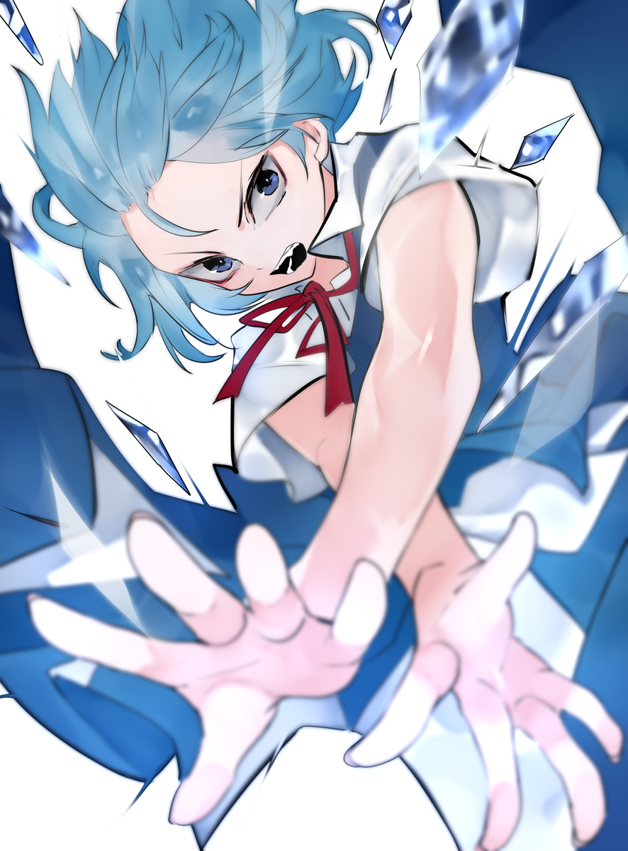 This is a pixiv picture whose title is くらえ.
