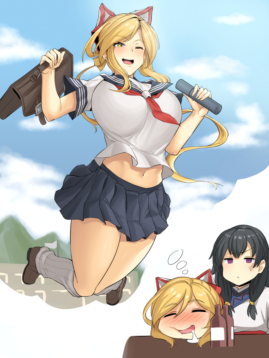 This is a pixiv picture whose title is せり姉の過去.