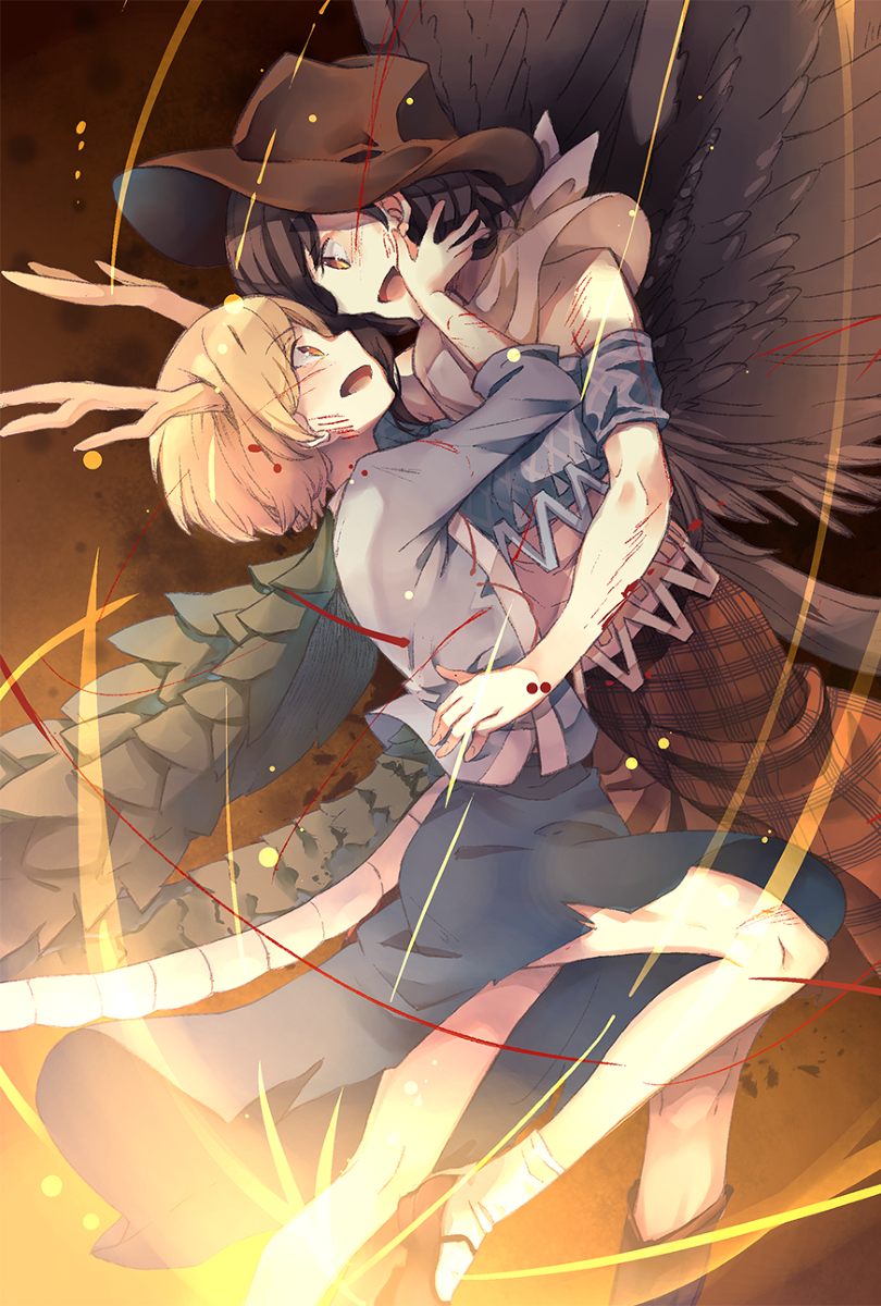 This is a pixiv picture whose title is 獣の時代.