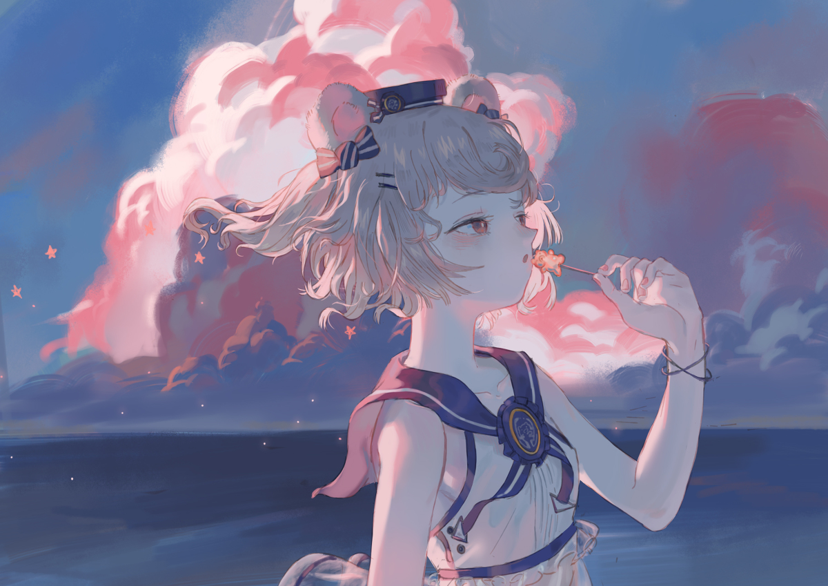 This is a pixiv picture whose title is 小熊软糖.