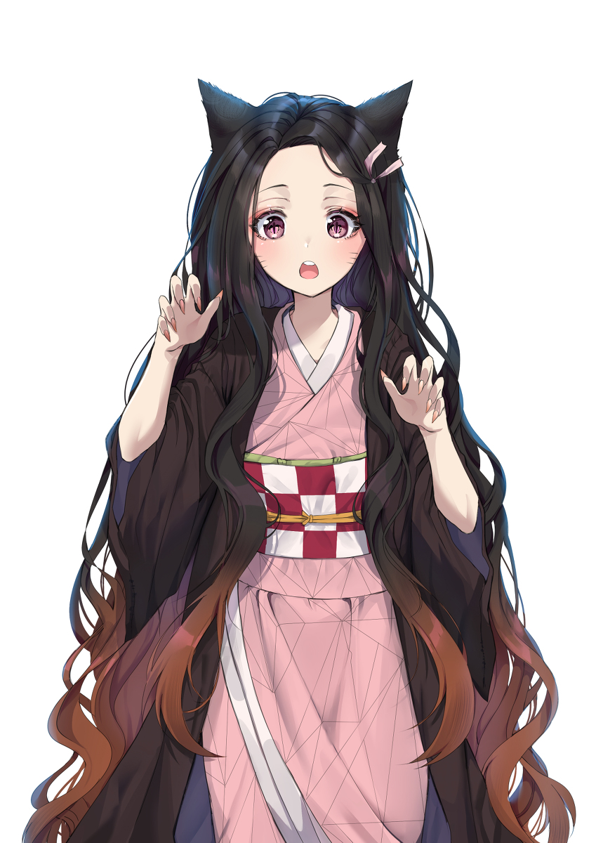 This is a pixiv picture whose title is Nezuko.