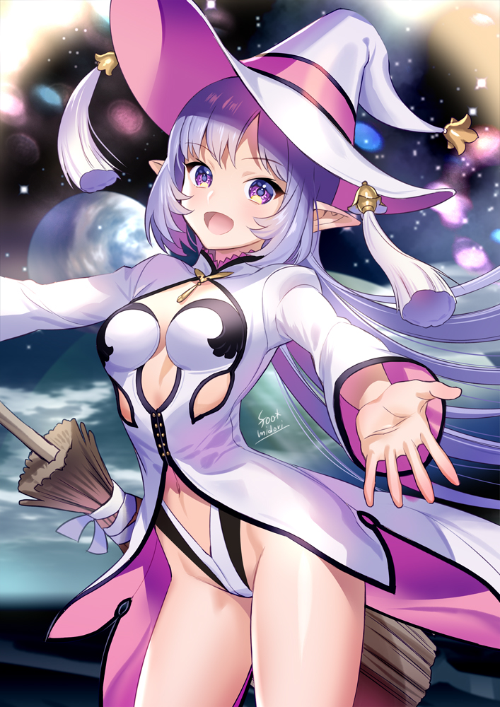 This is a pixiv picture whose title is 白魔女さん.