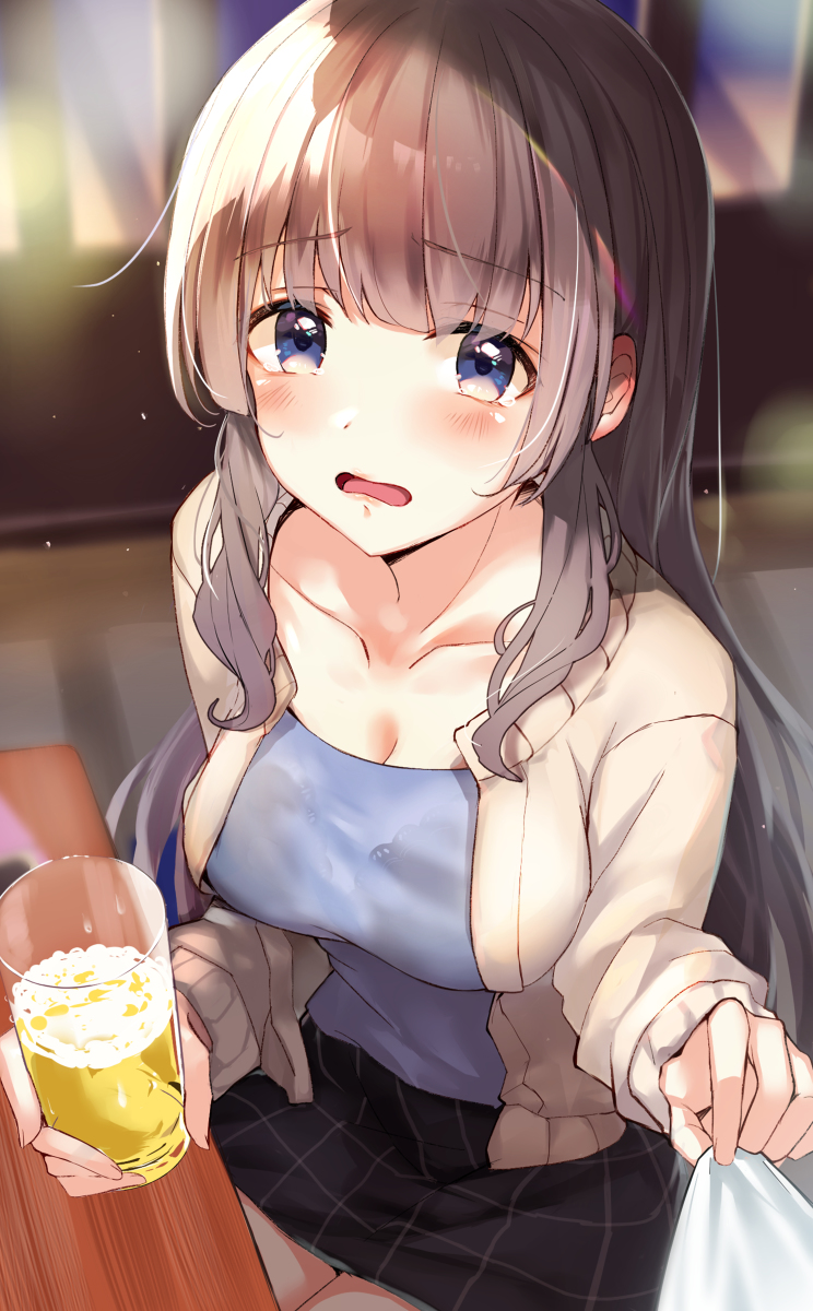 This is a pixiv picture whose title is 「まだ...帰りたくない、です...」.