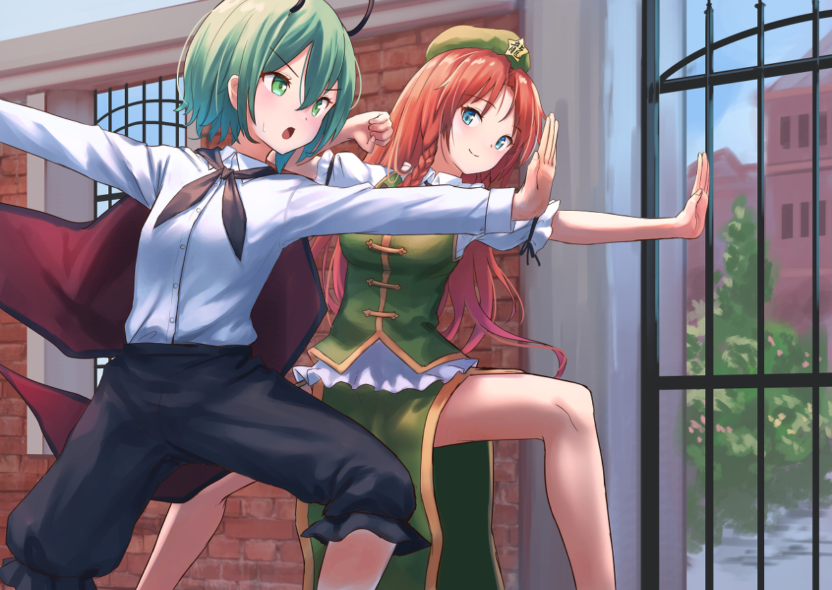 This is a pixiv picture whose title is 稽古.
