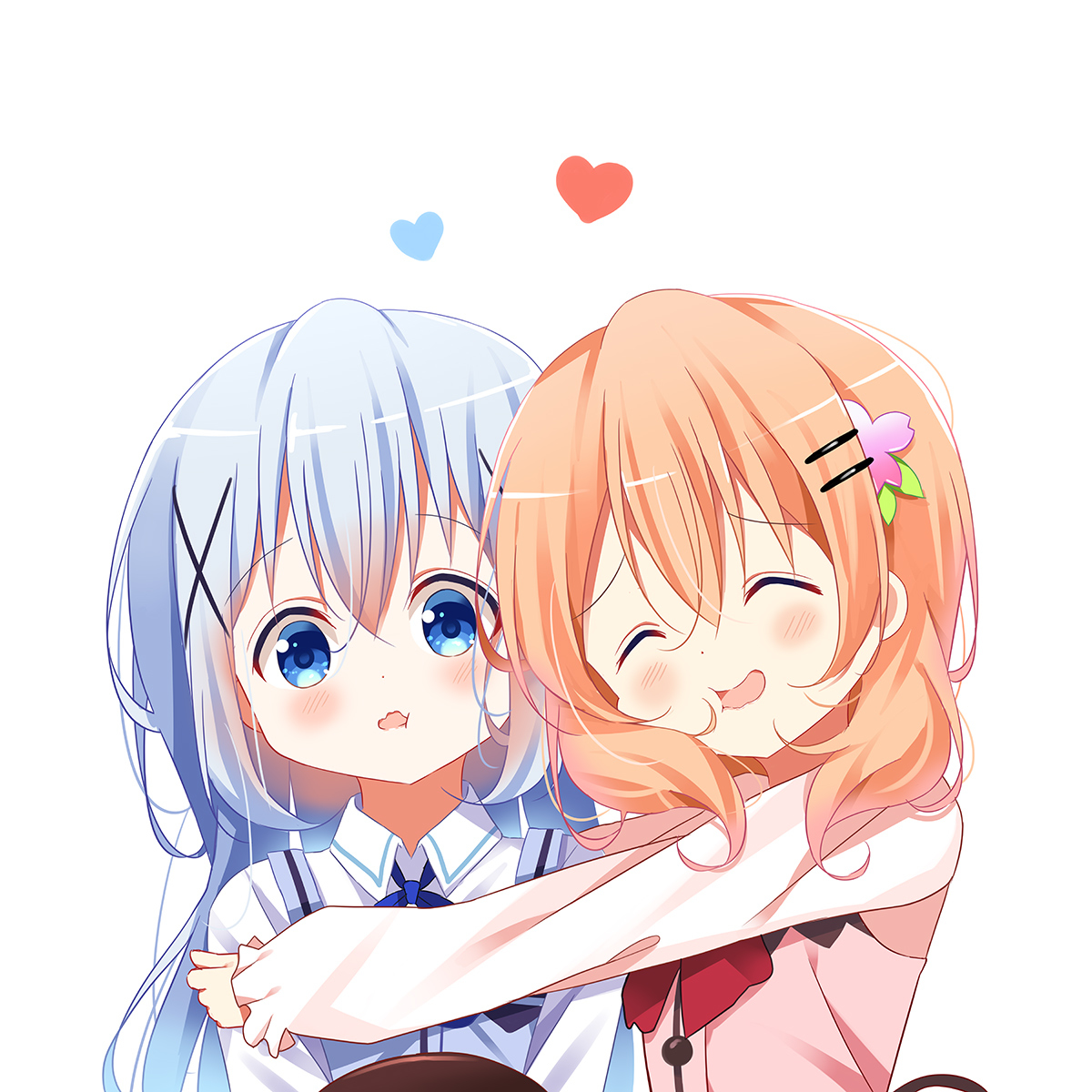 This is a pixiv picture whose title is ココチノ❤️💙.