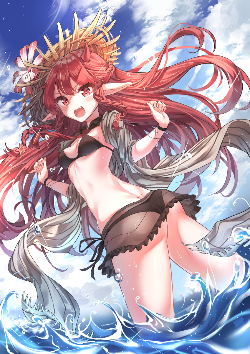 This is a pixiv picture whose title is 红豆.