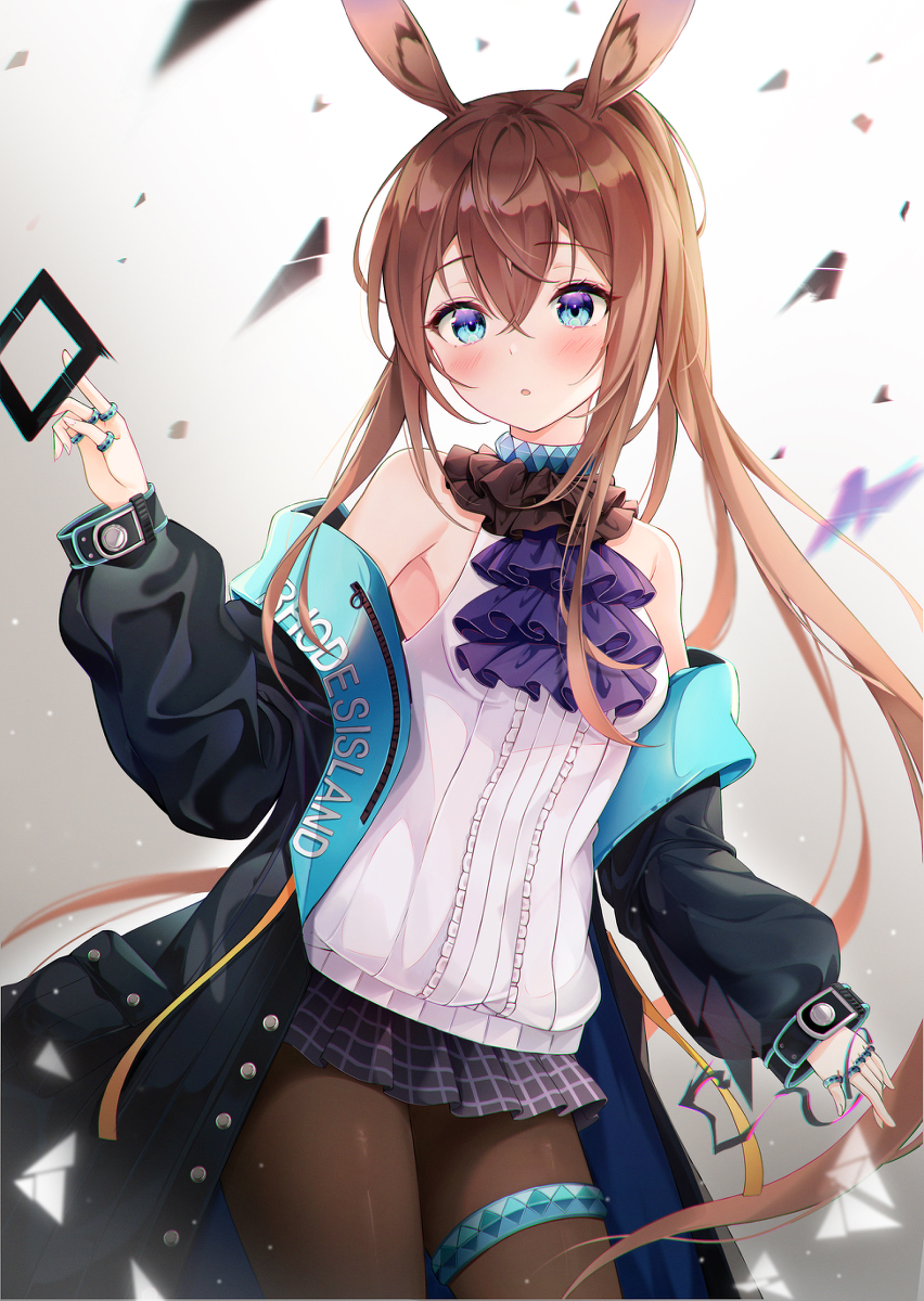 This is a pixiv picture whose title is Amiya ♥.