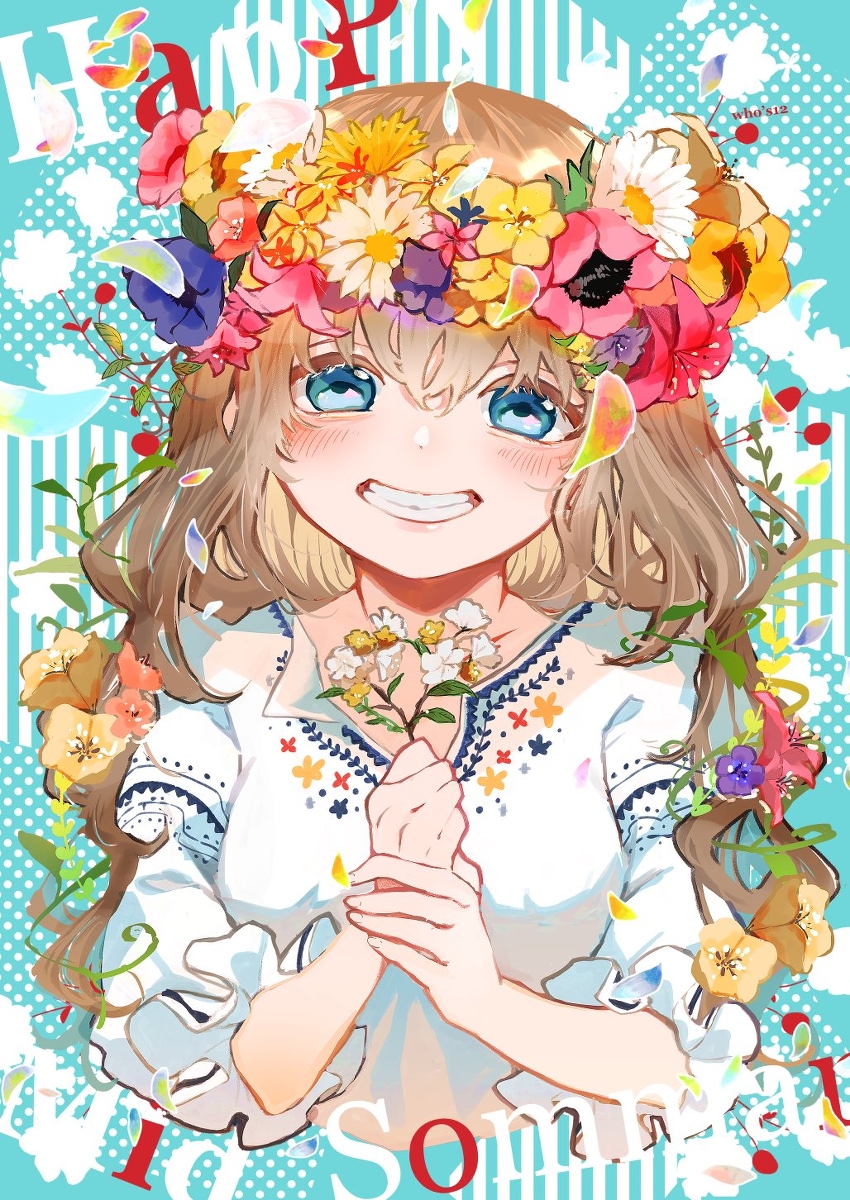 This is a pixiv picture whose title is Happy Midsommar.