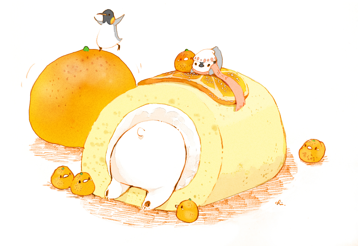 This is a pixiv picture whose title is 北国ロール.