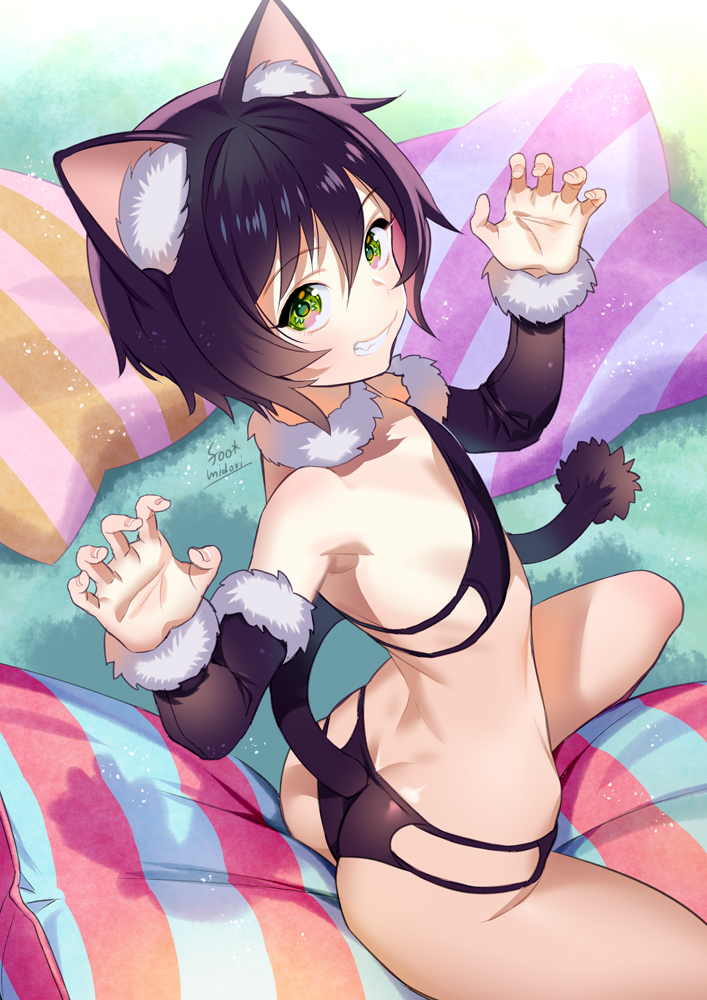 This is a pixiv picture whose title is にゃお🐱.