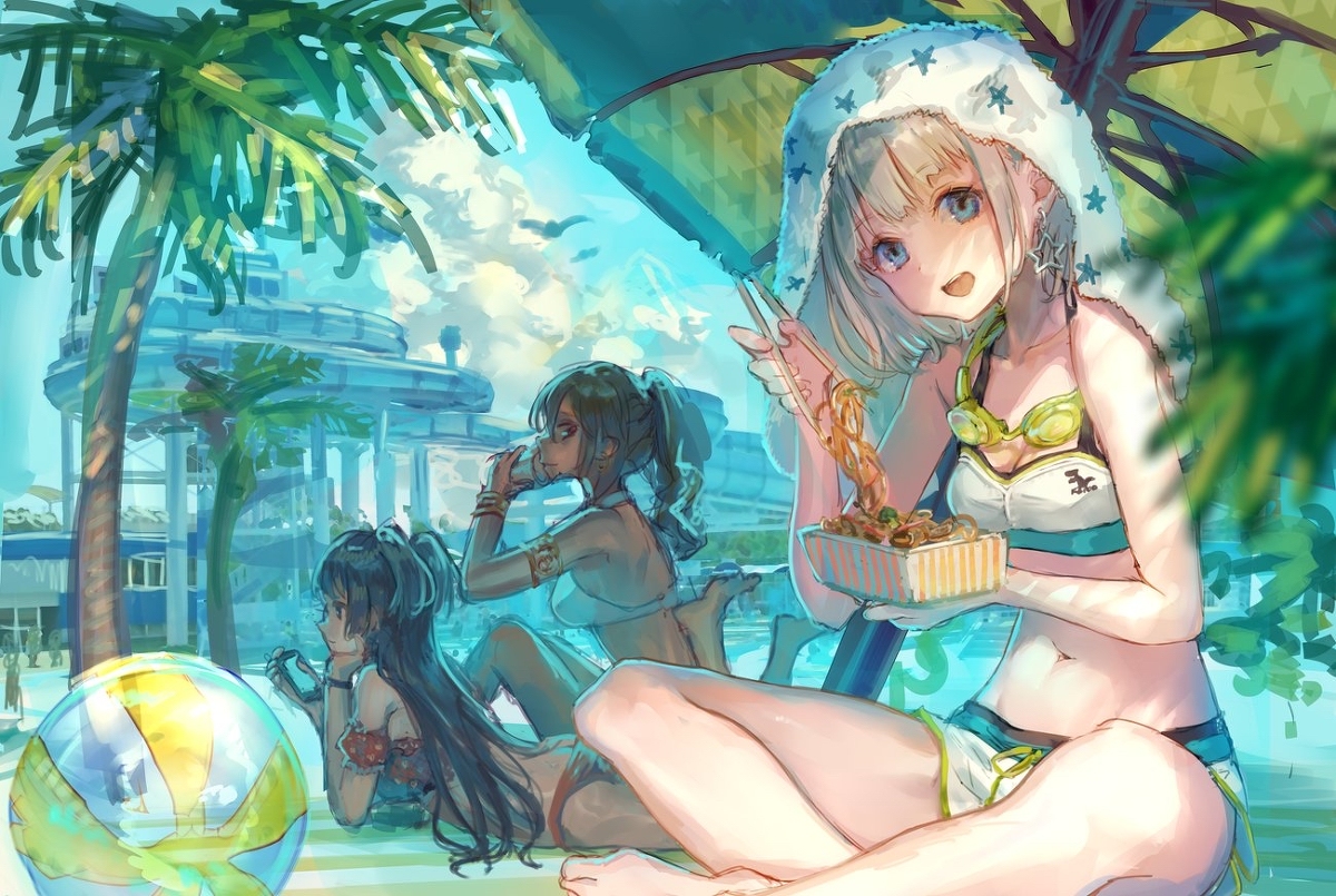 This is a pixiv picture whose title is 🏖🐠☀️.