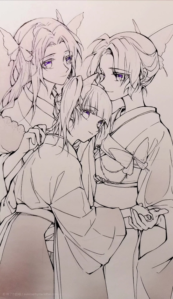 This is a pixiv picture whose title is 鬼滅ログ.