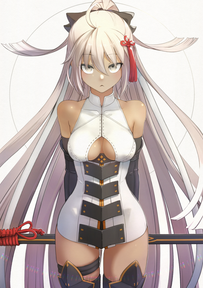 This is a pixiv picture whose title is 沖田総司〔オルタ〕.