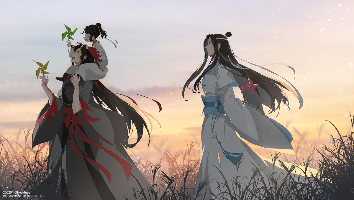 This is a pixiv picture whose title is 魔道祖师 log 04.