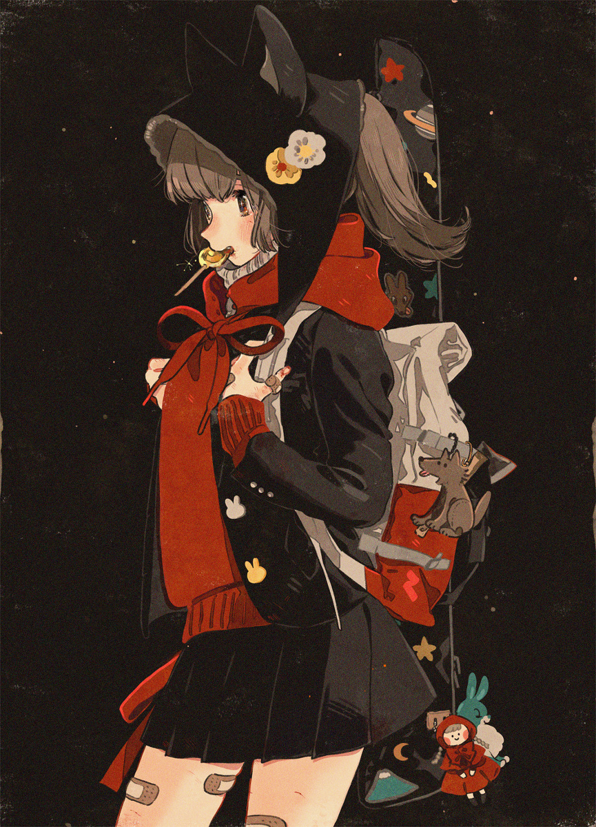 This is a pixiv picture whose title is おにごっこ.