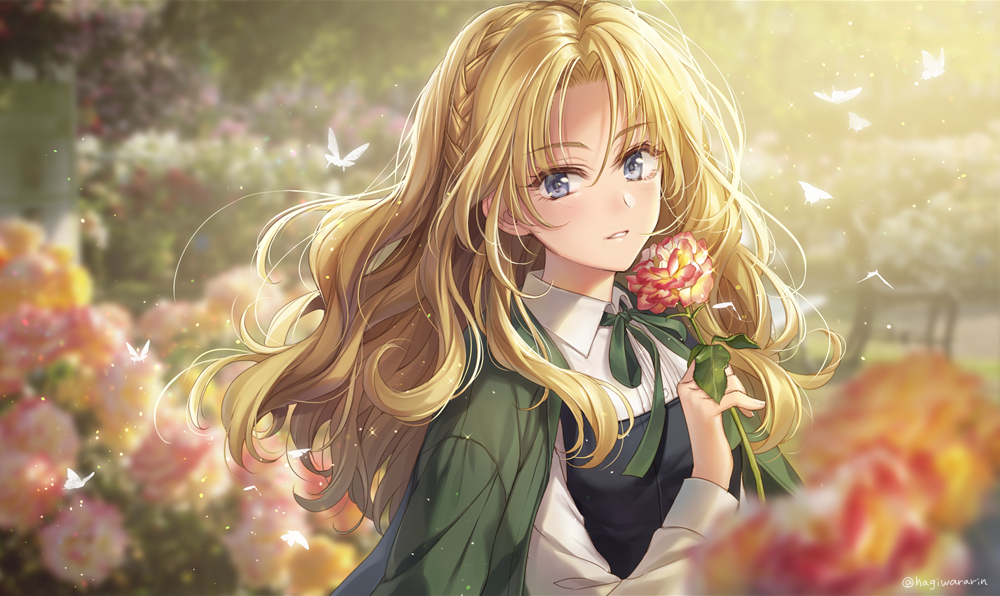 This is a pixiv picture whose title is 金髪少女.