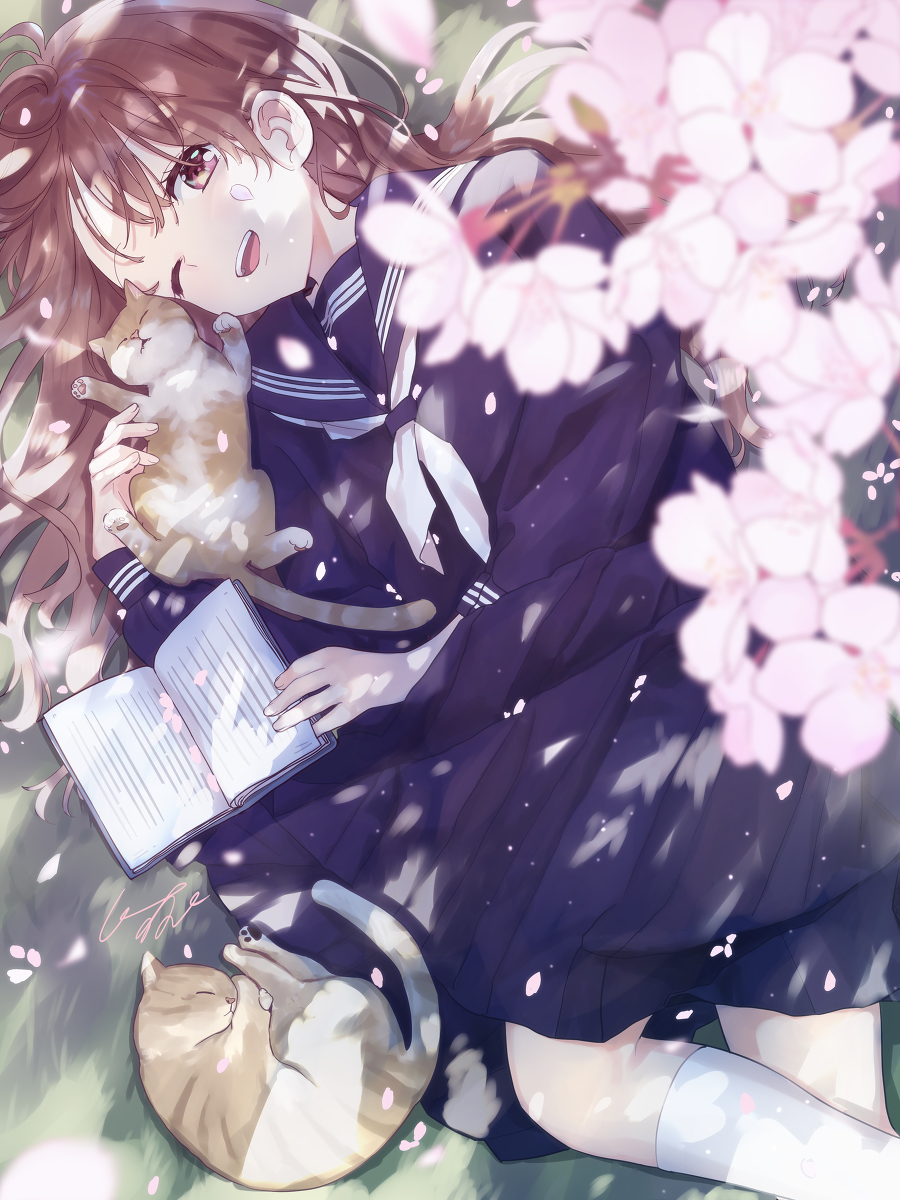 This is a pixiv picture whose title is 桜.
