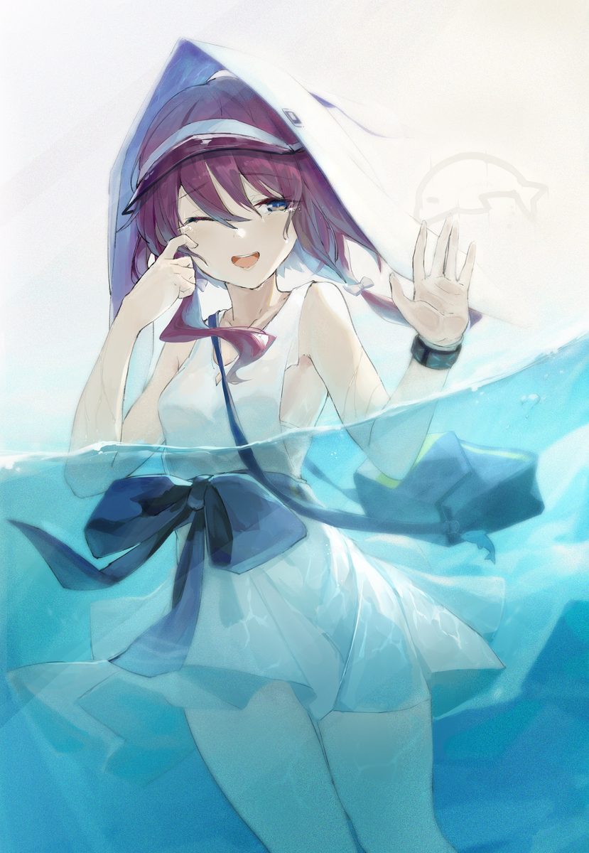 This is a pixiv picture whose title is 清流.