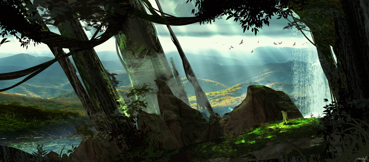 This is a pixiv picture whose title is forest.