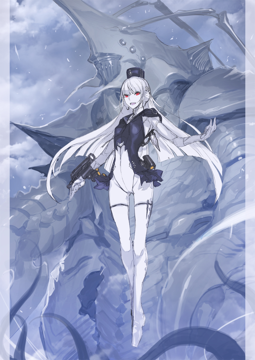 This is a pixiv picture whose title is 【PFAOS】銀腕のシルバー・キール・ゴーレム【原初の星光石】.