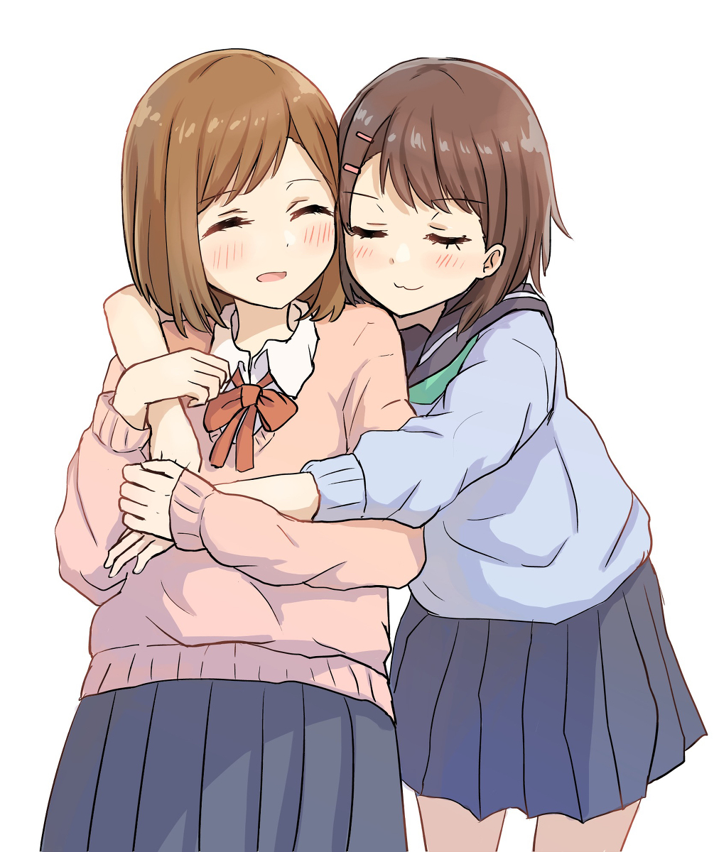 This is a pixiv picture whose title is ぎゅっ.