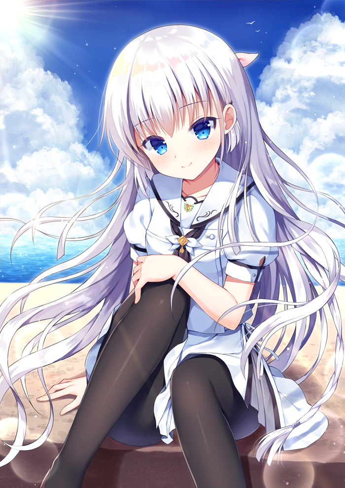 This is a pixiv picture whose title is Summer Pockets.