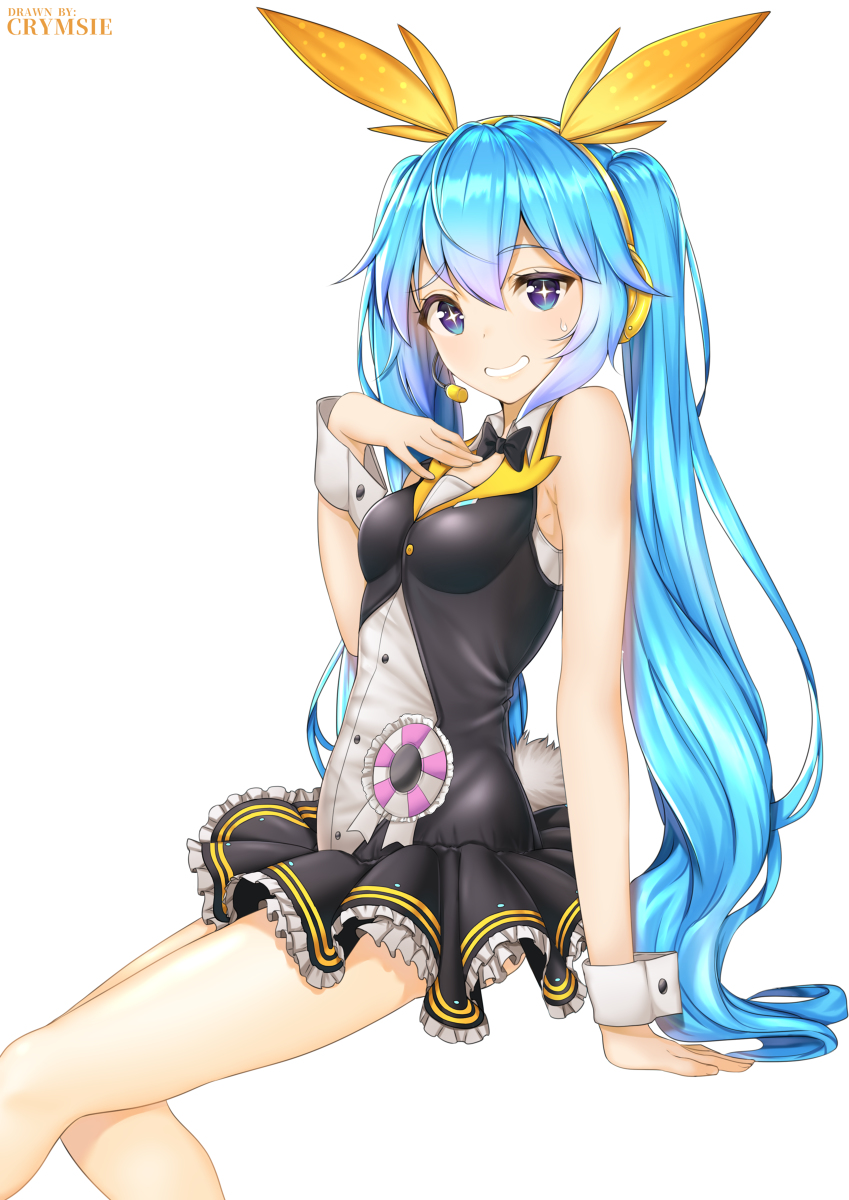 This is a pixiv picture whose title is 初音ミク.