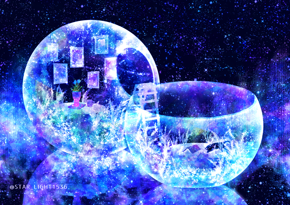 This is a pixiv picture whose title is テラリウム画廊.