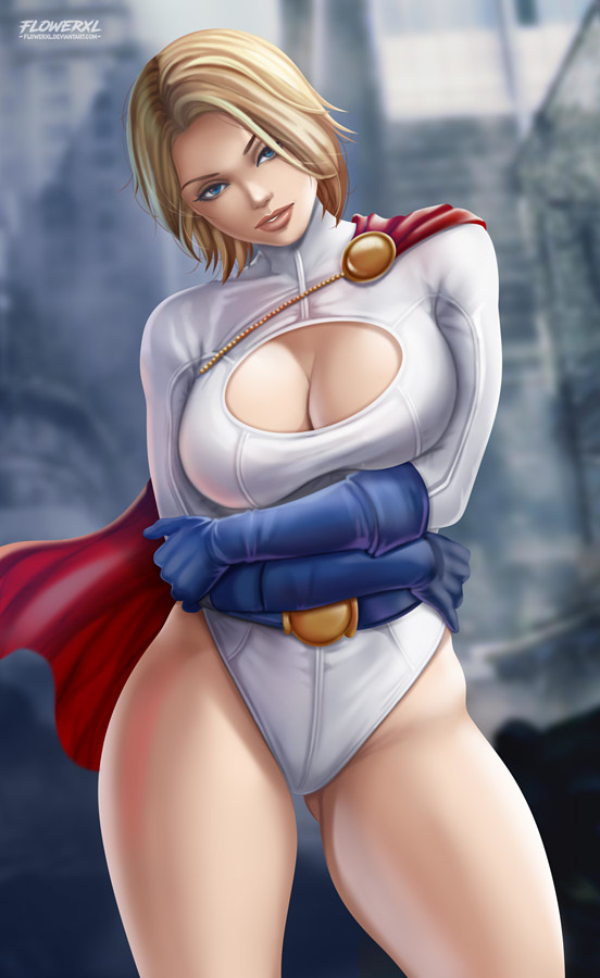 This is a pixiv picture whose title is Power Girl.