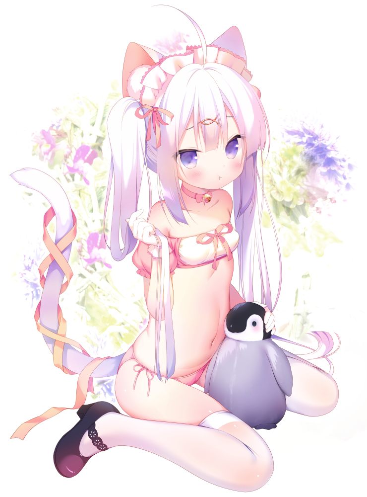 This is a pixiv picture whose title is さみしがり猫ちゃん.