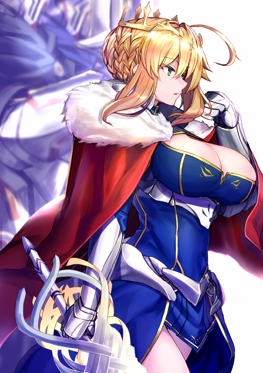 This is a pixiv picture whose title is 王の出立〔ランサーアルトリア〕.