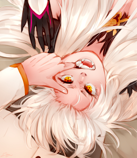 This is a pixiv picture whose title is fangs.