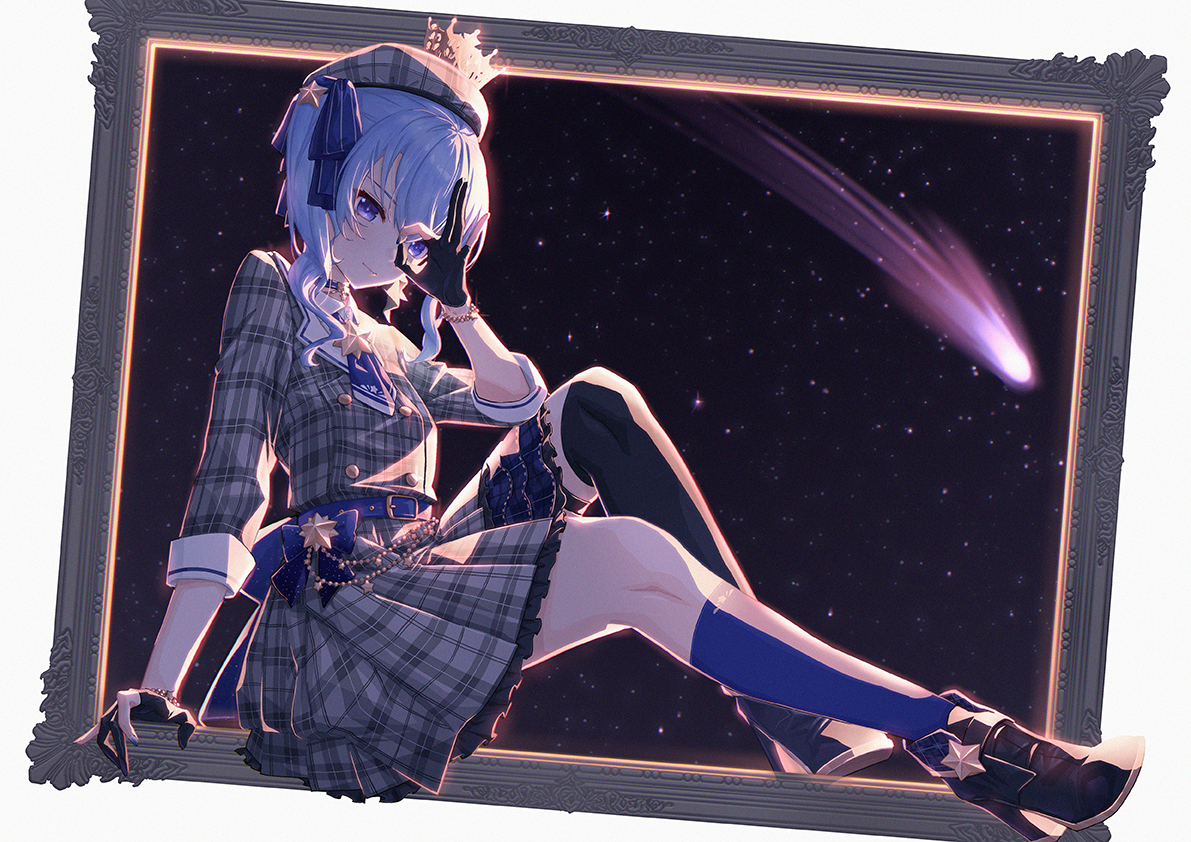 This is a pixiv picture whose title is 星街すいせい.