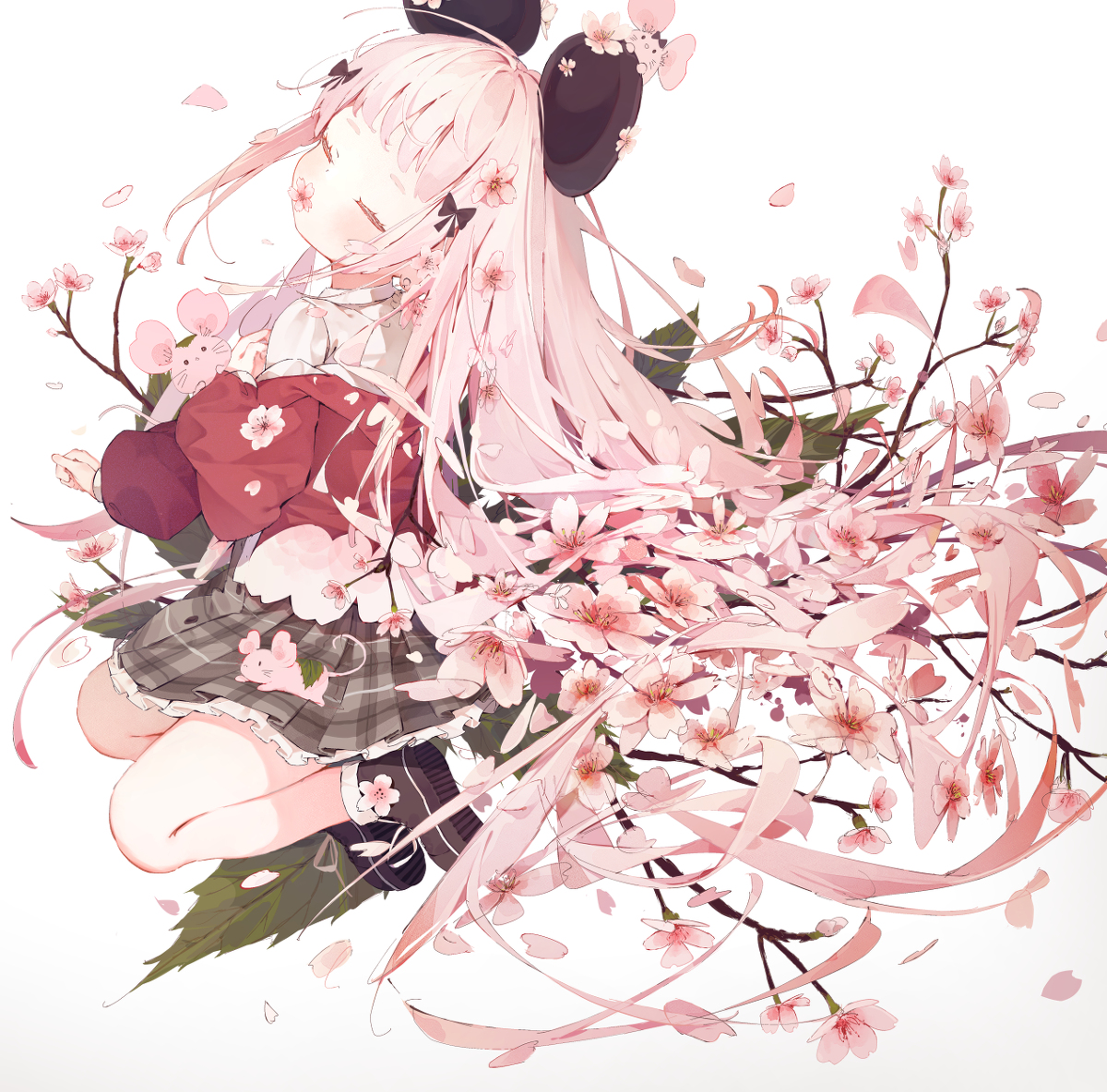 This is a pixiv picture whose title is 🌸.
