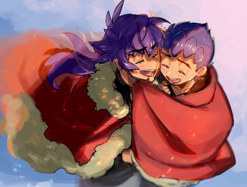 This is a pixiv picture whose title is いつかの兄弟.