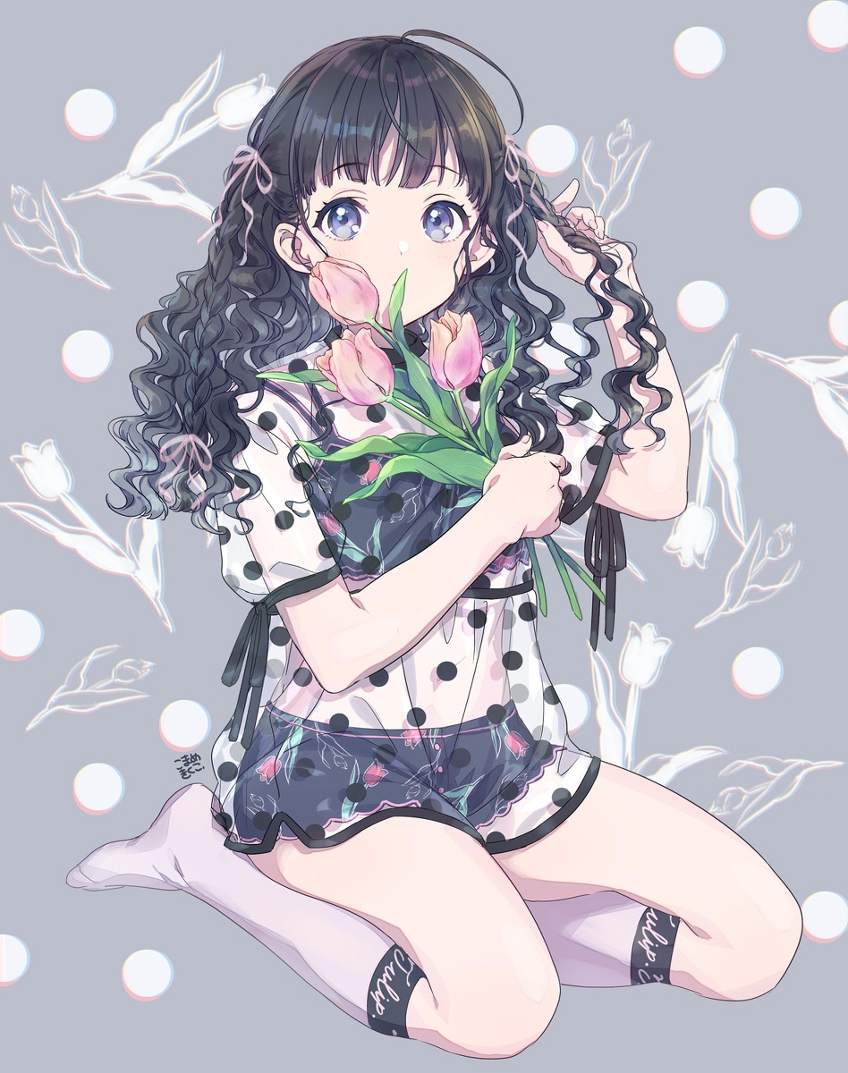 This is a pixiv picture whose title is 🌷🌷🌷.