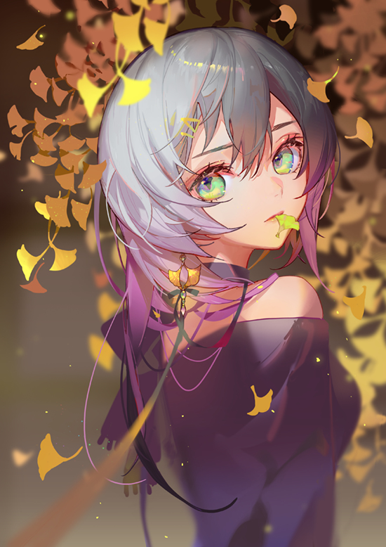 This is a pixiv picture whose title is Ginkgo.