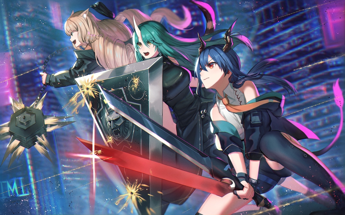 This is a pixiv picture whose title is 龍門.