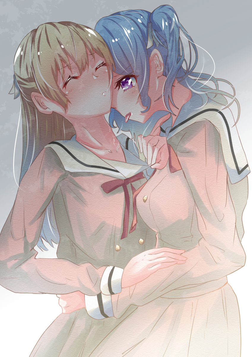 This is a pixiv picture whose title is かのちさ.