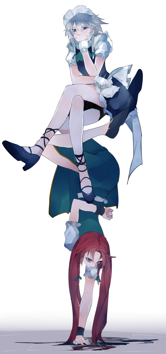 This is a pixiv picture whose title is 重くない？.