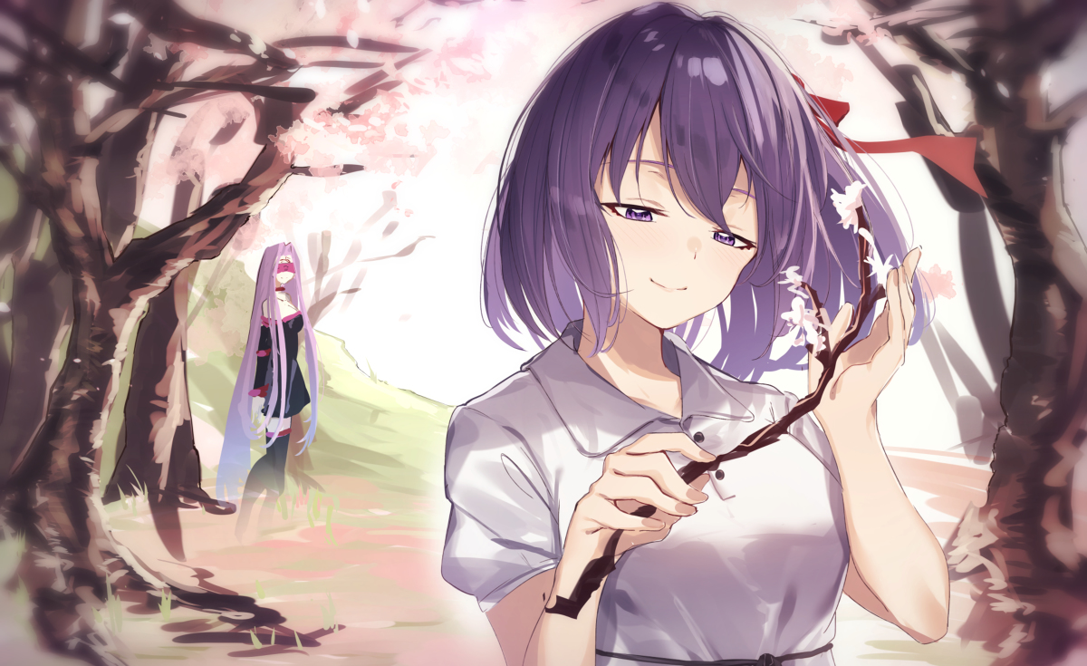 This is a pixiv picture whose title is 桜🌸.