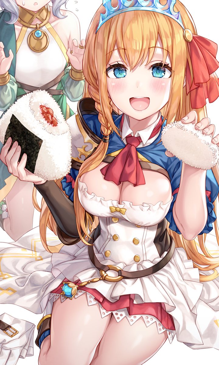 This is a pixiv picture whose title is ペコリーヌ「はい、あ～～～ん」.