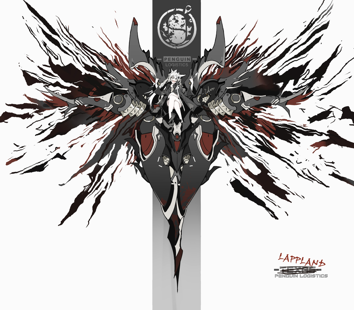 This is a pixiv picture whose title is 拉普兰德EVL.