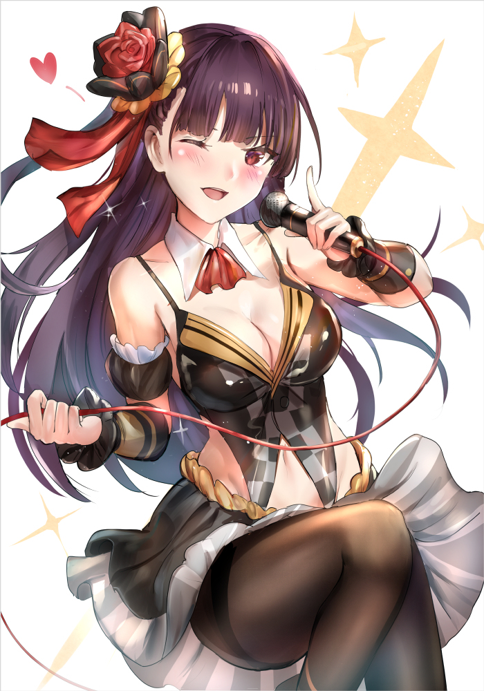 This is a pixiv picture whose title is 戦術アイドル.