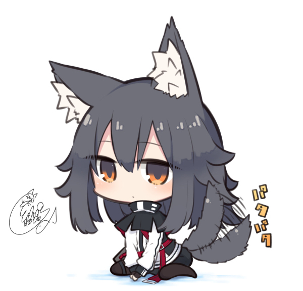 This is a pixiv picture whose title is しっぽ.