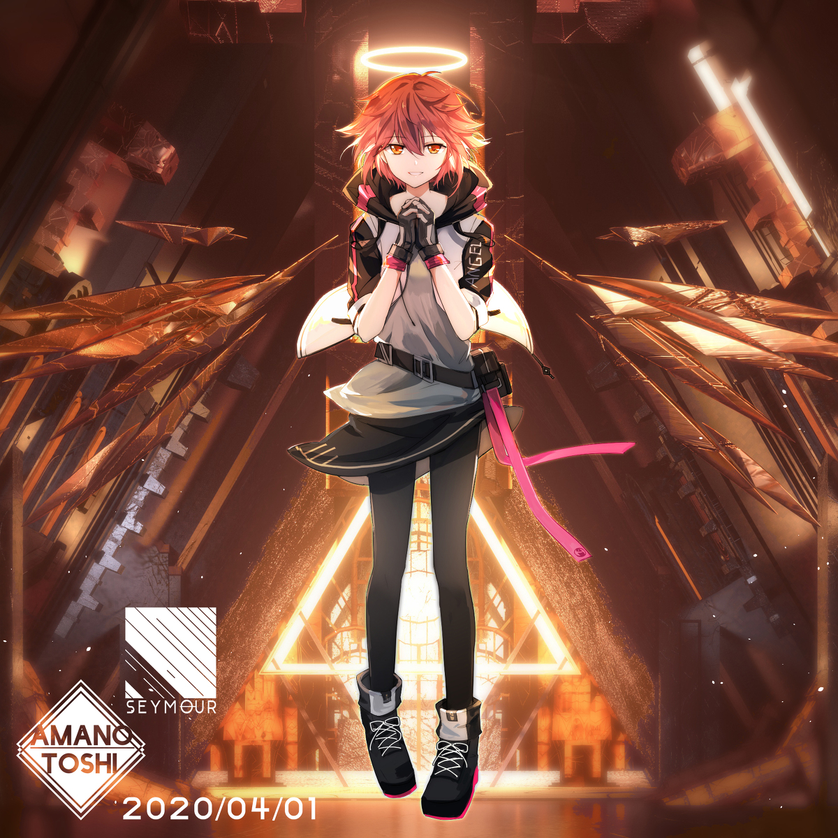 This is a pixiv picture whose title is キセキの天使さん.